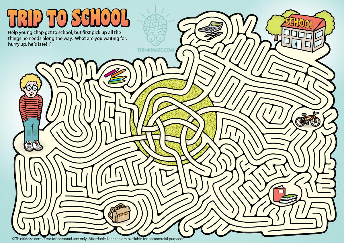 school maze find a way to the school maze